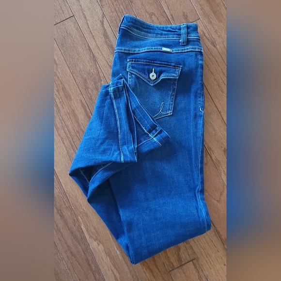 I.N.C DENIM BOOT LEG CURVY FIT SIZE 8 - Picture 8 of 8